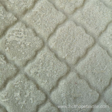 Luxury Short Plush Velvet Embossed PV Fabric